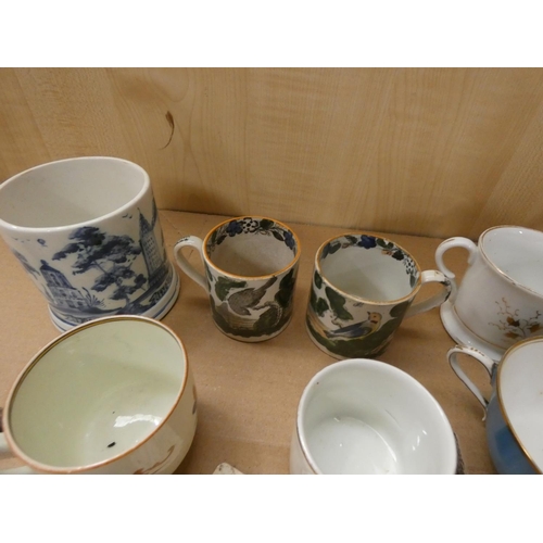 144 - Group of Antique tea wares.