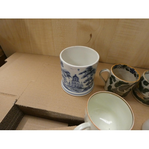 144 - Group of Antique tea wares.