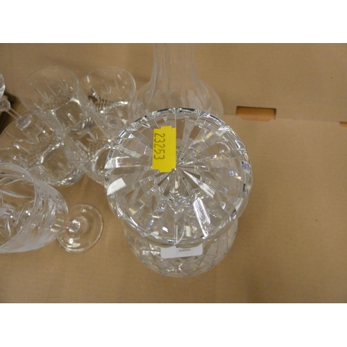 234 - Group of crystal glass ware.