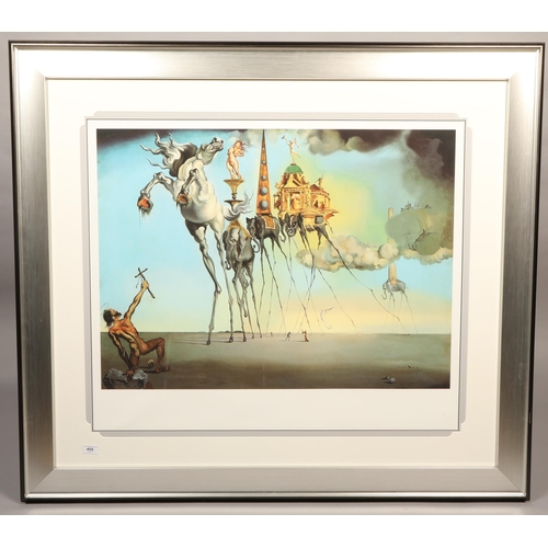 388 - Temptation of St. Anthony; limited coloured print after Salvador Dali; produced for Chelsea Green Ed... 