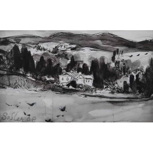 330 - Valerie Sadler (Scottish, Contemporary)Take Me to TuscanySigned and dated '08 in pencil, ink and was... 