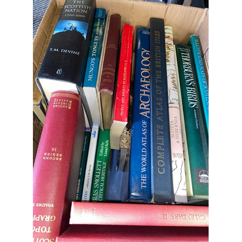 309 - Four boxes of books including Scottish art and history etc ( 4 boxes)