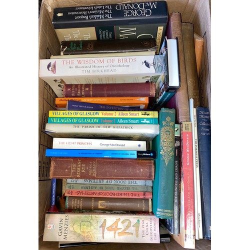 309 - Four boxes of books including Scottish art and history etc ( 4 boxes)