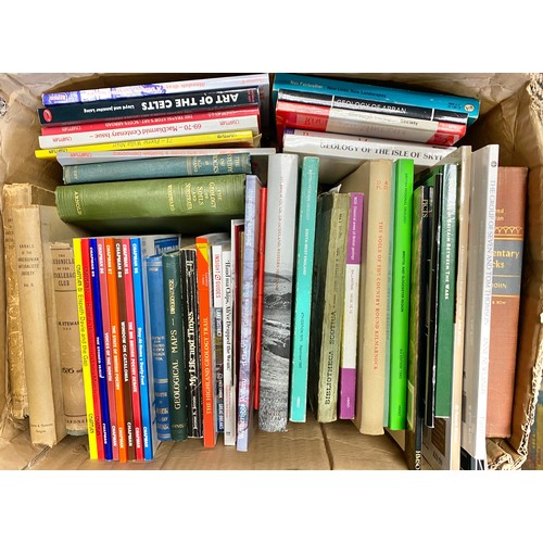 302 - Four boxes of books including The Scottish Naturalist, books on wildlife etc (4 boxes)