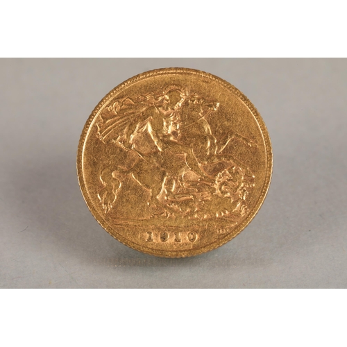 101 - Half sovereign 1910 Edward VII