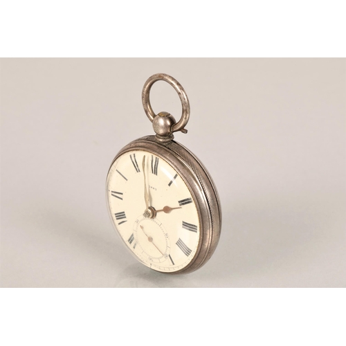 131 - Gents sterling silver pocket watch