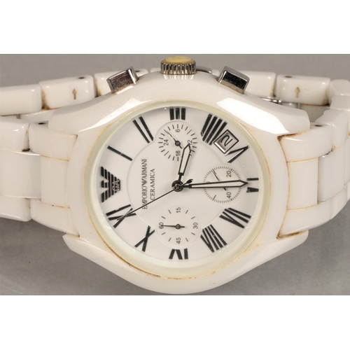 135 - Gents Emporio Armani Ceramica wrist watch