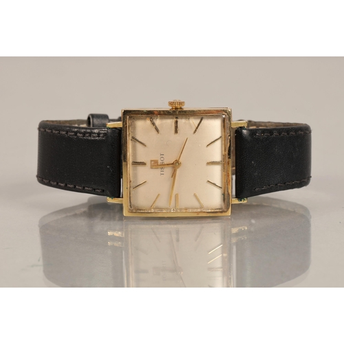 90 - Gents 18 ct gold Tissot wristwatch