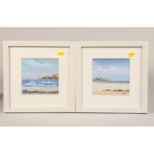 398 - Seven coastal prints in contemporary white frames (7)