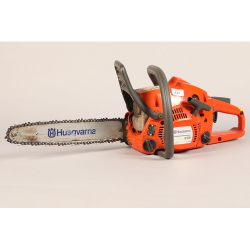 433 - Husqvarna Petrol chain saw