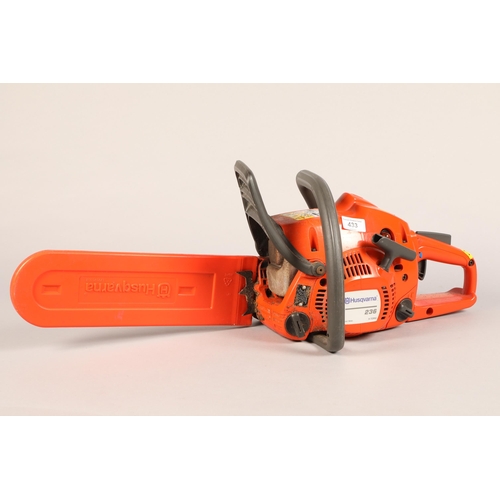 433 - Husqvarna Petrol chain saw