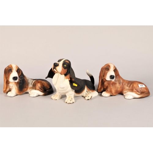 518 - Five large Basset hounds, including Country Artists (5)