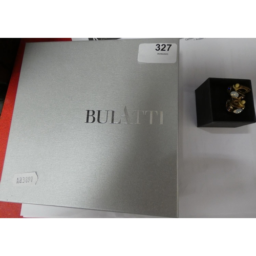 327 - Bulatti designer costume jewellery.