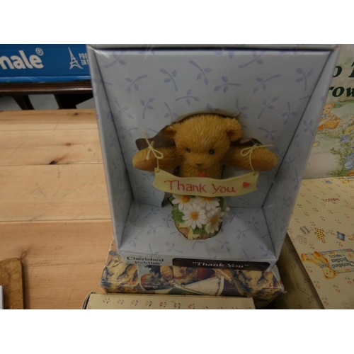 460 - Collection of Cherished Teddies including Trudy, Thank you, Carlton and Savanah.