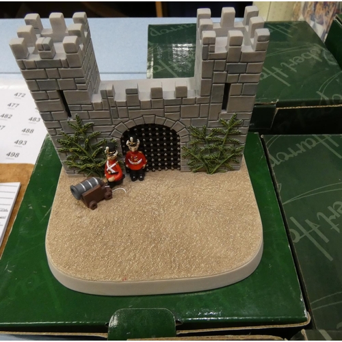 470 - Seven Robert Harrop design Camberwick Green sculptures, including Crocket, Murphy, Mrs Corbit, Miss ... 