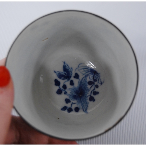 298 - Chinese export Kraak porcelain plate, unmarked, probably Kangxi period, decorated all over with blue... 