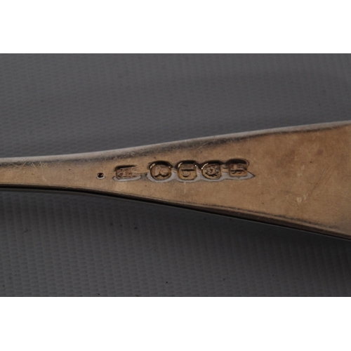 39 - Set of eight Regency silver table forks, hallmarks for Sydenham William Peppin, London 1817-18, engr... 