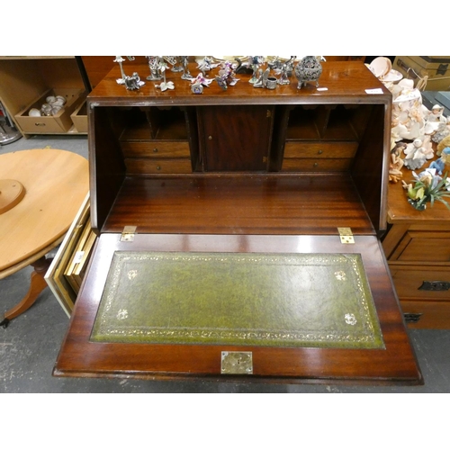 632 - Mahogany writing bureau.