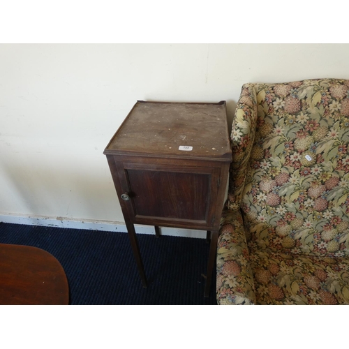 722 - Mahogany pot cupboard.