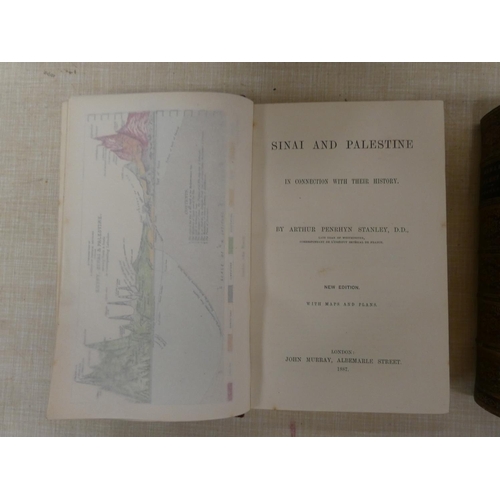 288 - STANLEY ARTHUR P.  Sinai & Palestine in Connection with Their History. Fldg. & oth... 