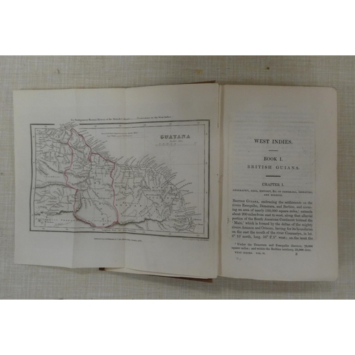 294 - MONTGOMERY MARTIN R.  History of the West Indies. 2 vols. 2 eng. frontis. & 2 fldg. maps. Orig. ... 