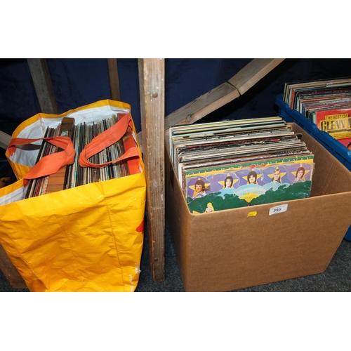 395 - Quantity of records to include Bay City Rollers, Hermans Hermits, Christopher Cross, etc