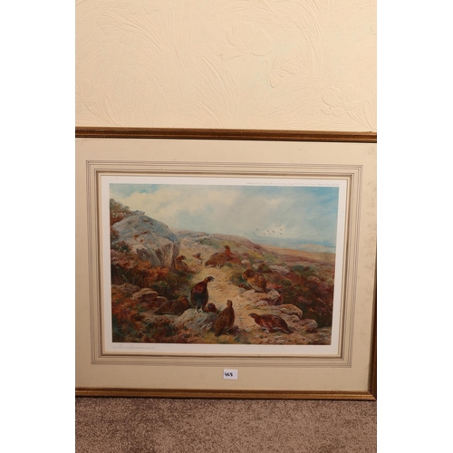 468 - ARCHIBALD THORBURN FZS (Scottish 1860-1935), Grouse The Drove Road (1930), limited edition print #15... 