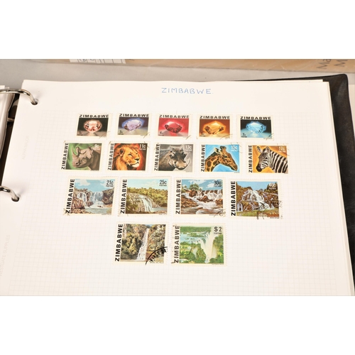 251 - Six various folders of stamps