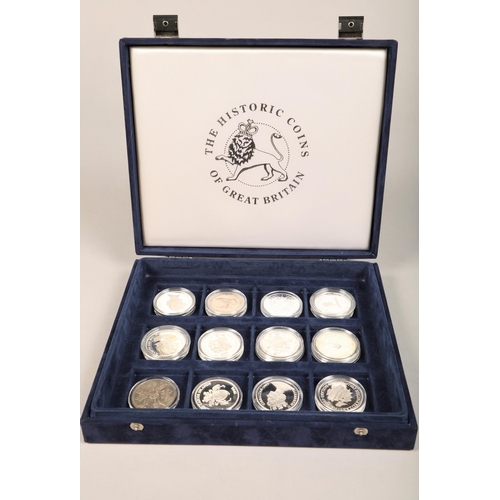 185 - 12 Various proof coins in presentation box