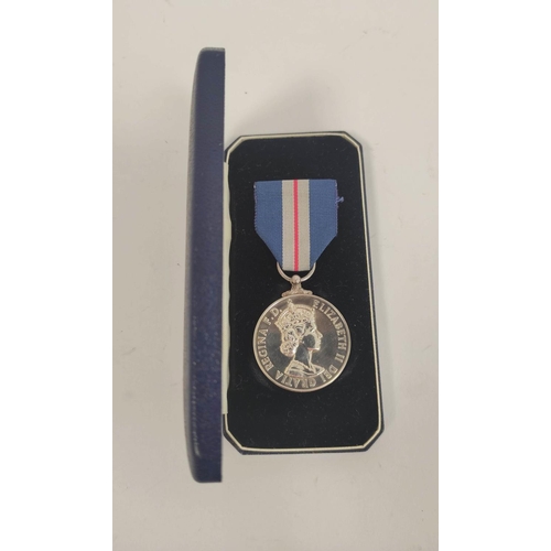 222 - Queens Gallantry Medal in case of issue awarded to PC J.M Brough for the successful apprehension of ... 