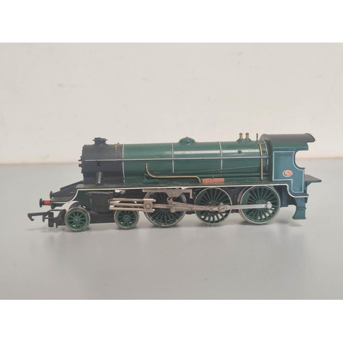 111 - Three Hornby 00 gauge locomotives to include two BR dark blue 4-6-2 Class A3 'Prince Palatine' locom... 