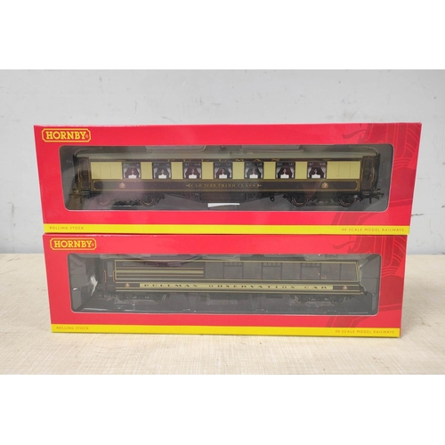 81 - Hornby. Six boxed 00 gauge carriages comprising of five Pullman issues include R4437 Devon Belle Obs... 