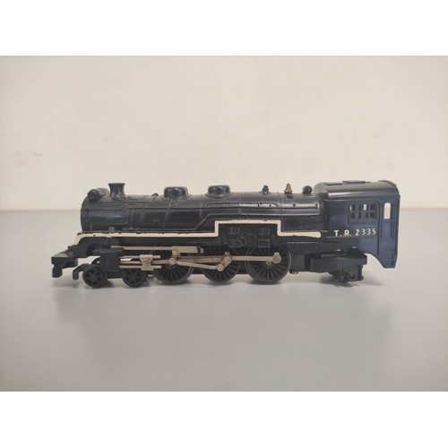 83 - Box of 00 gauge locomotives, rolling stock and components, to include Triang R54 4-6-2 TR 2335 Trans... 