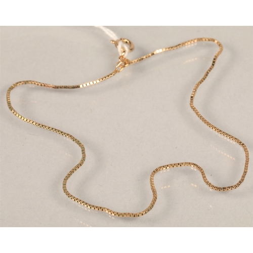 84 - 9ct gold partial chain weight 1.7g
