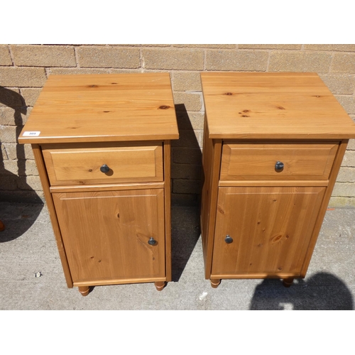 305 - Two modern bedside cupboards.