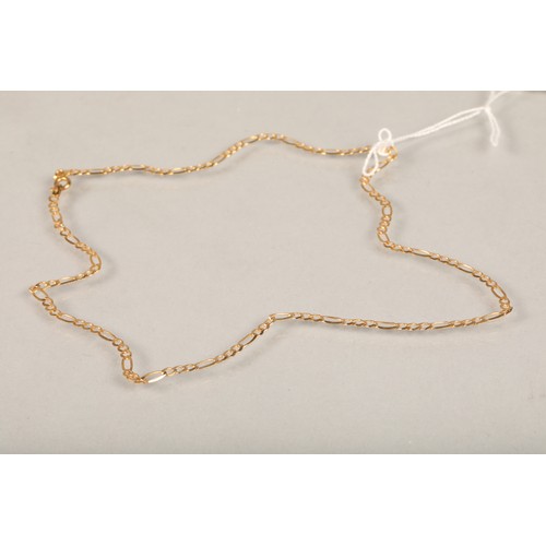 115 - 9 ct gold chain weight 3 grams