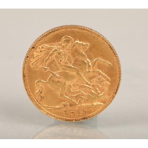 127 - Gold Sovereign 1911