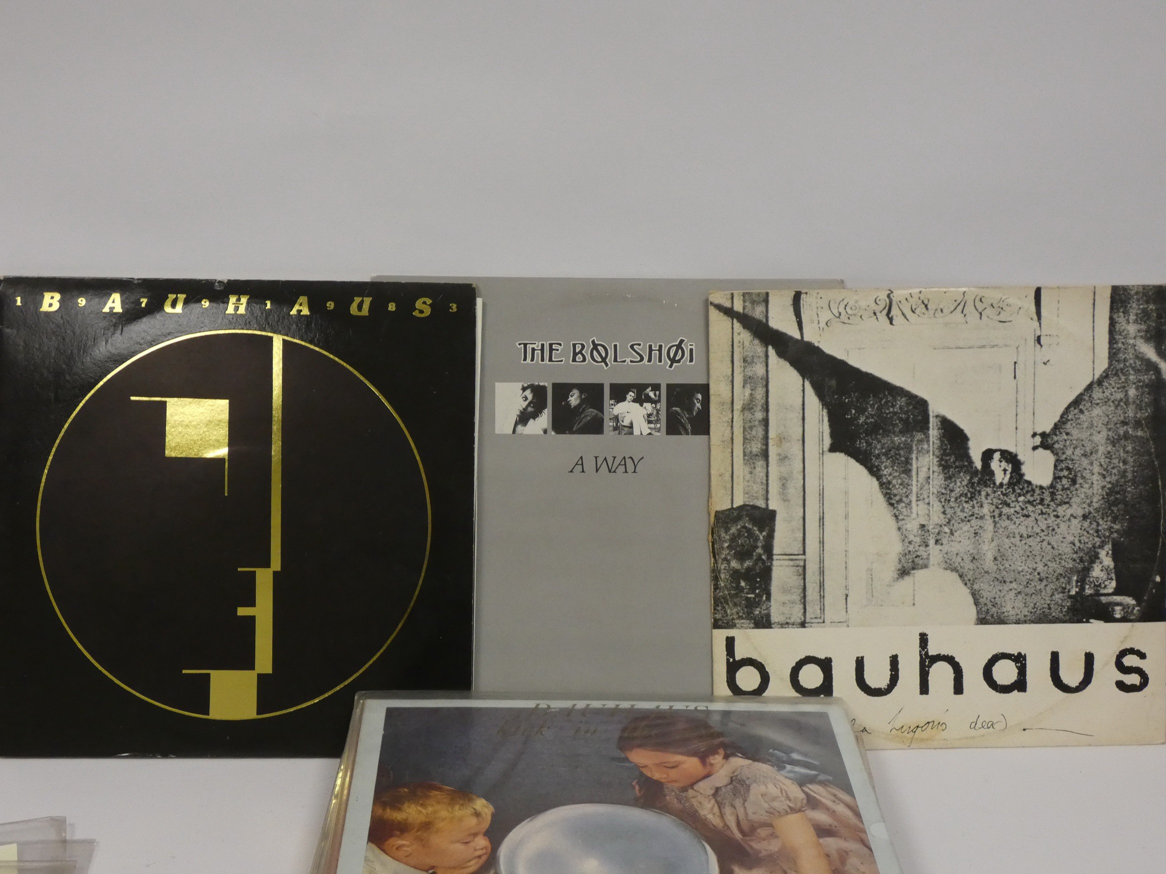 Collection of Goth Rock records including Bauhaus - 1979-1983 