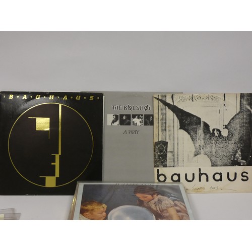Collection of Goth Rock records including Bauhaus - 1979-1983 