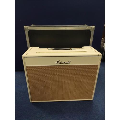 435 - Marshall JTM Bluesbreaker model 1962 amplifier in cream white with twin Celestion G12 speakers and 5... 