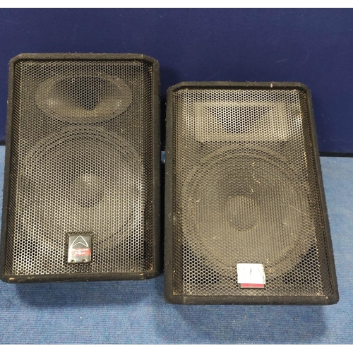 438 - Wharfedale EVPX15PM 300w floor monitor and a Wharfedale EVP15PM floor monitor (2)