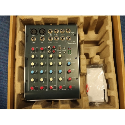 440 - Studiomaster Club XS8 8 track mixer with box and instructions. Also a Studiomaster C2-2. (2)