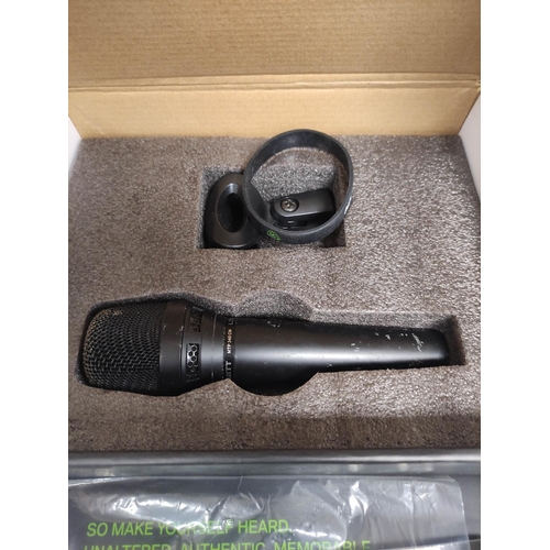 444 - Three boxed Lewitt microphones to include MTP 340CM condenser microphone, MTP 440DM dynamic micropho... 