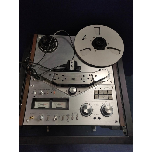 Media unit comprising of an Akai GX-635D stereo reel to reel tape