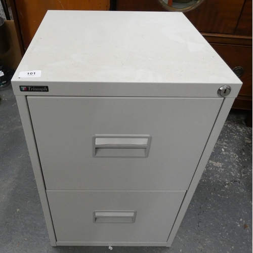 101 - Two drawer filing cabinet.