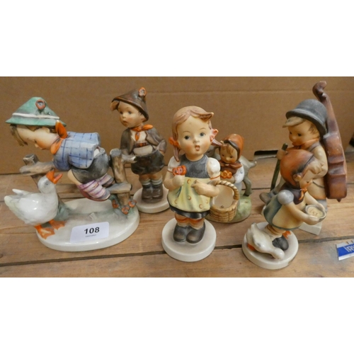 108 - Various Goebel figures, etc.