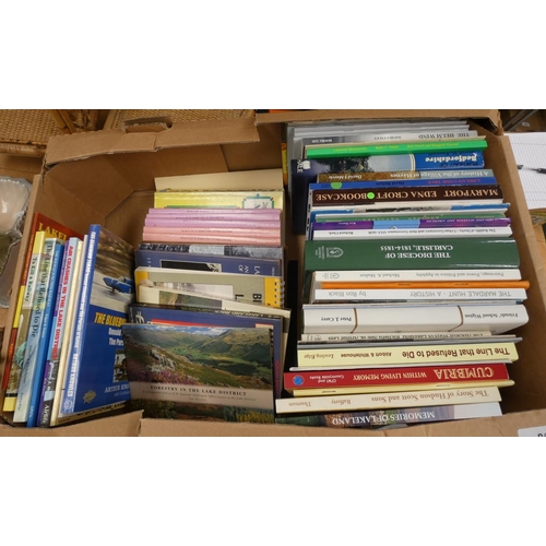 80 - Two boxes of Lakeland interest books.