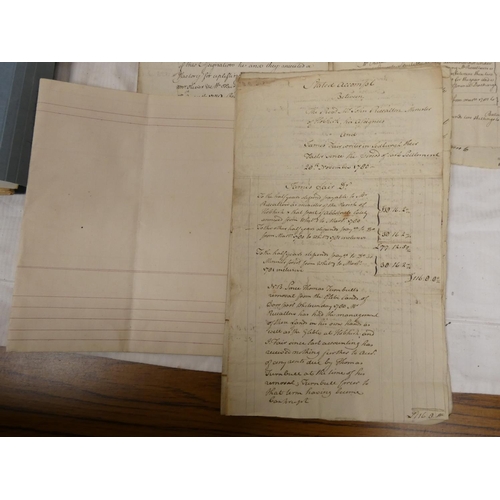 105 - Scottish Borders - Documents & Ephemera.  A folder of various items incl. documents re... 