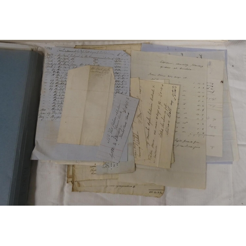 105 - Scottish Borders - Documents & Ephemera.  A folder of various items incl. documents re... 