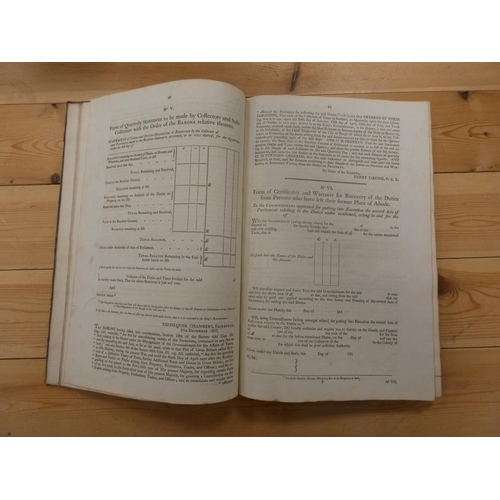 113 - Hawick - Land Tax.  Manuscript. Worn qtr. calf. A record of collections from 1814 to 1817 preceded b... 